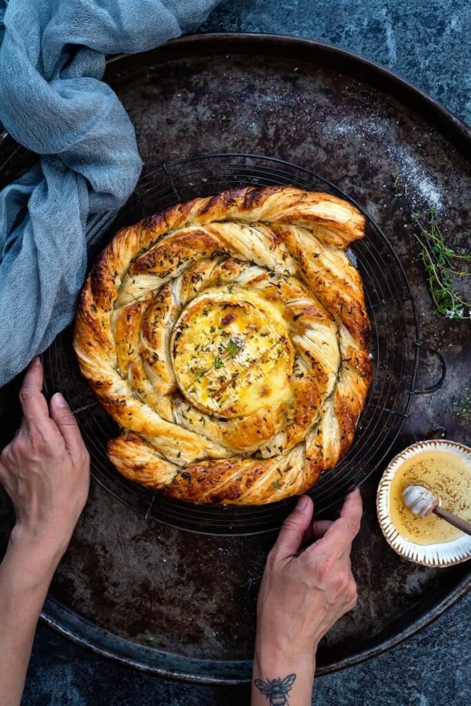 Baked Camembert, Honey, Rosemary and Thyme 