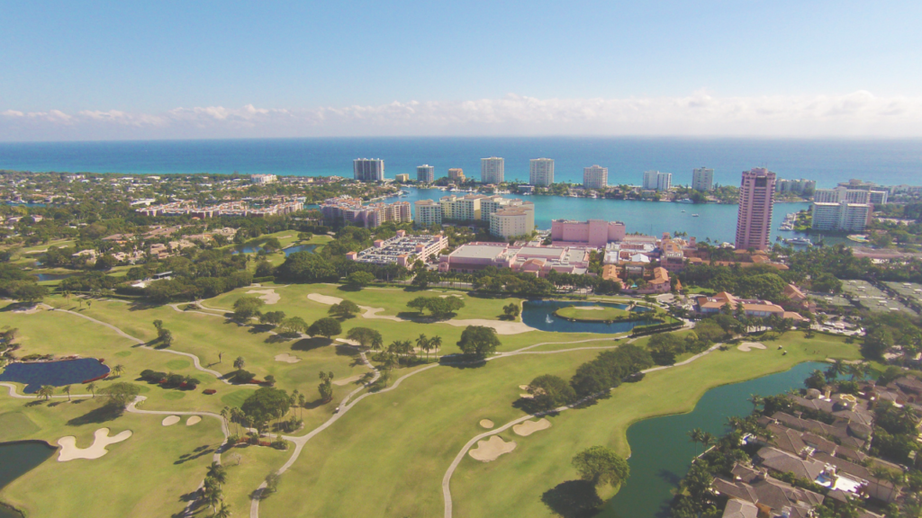 Boca Raton Golf Course and Ocean
