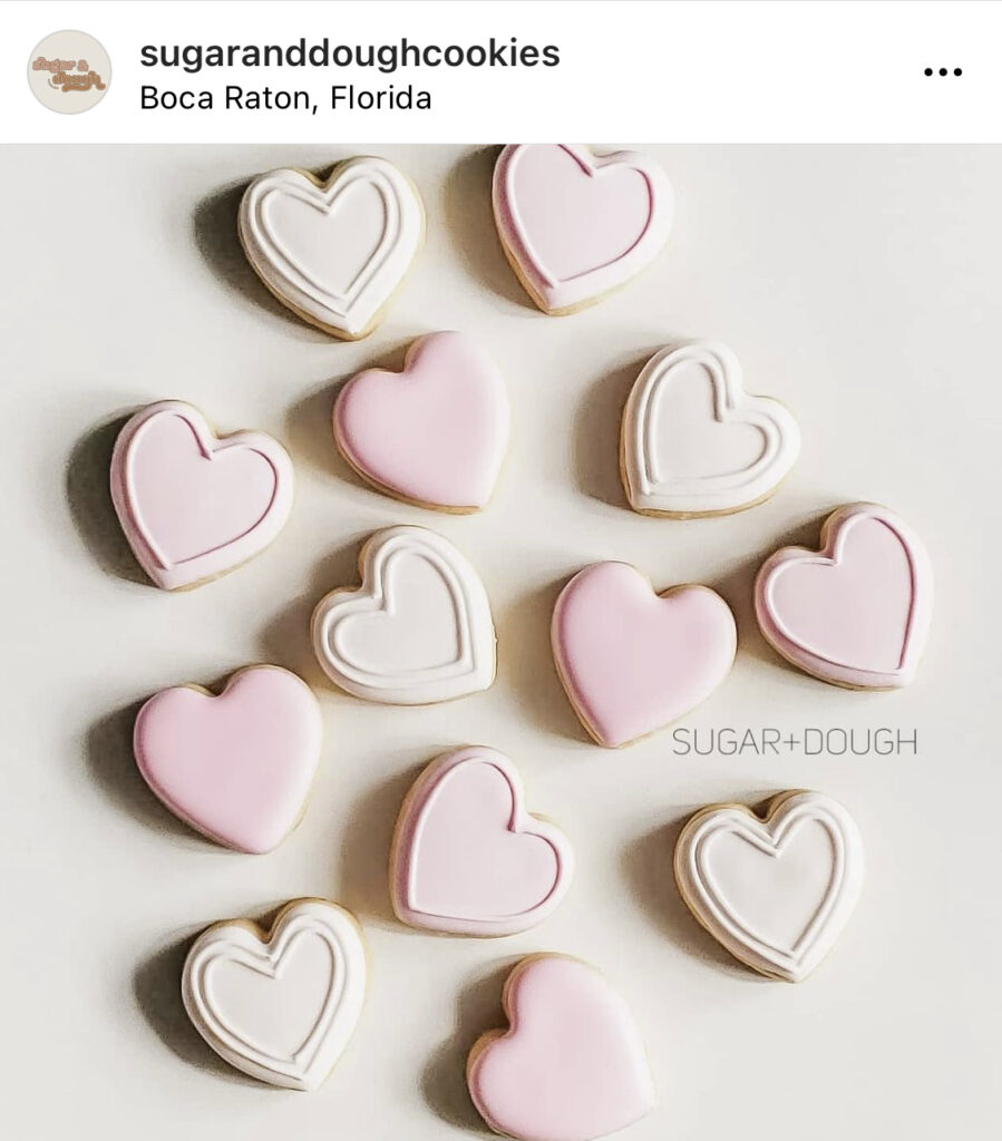 Sugar + Dough Valentines Day Cookies