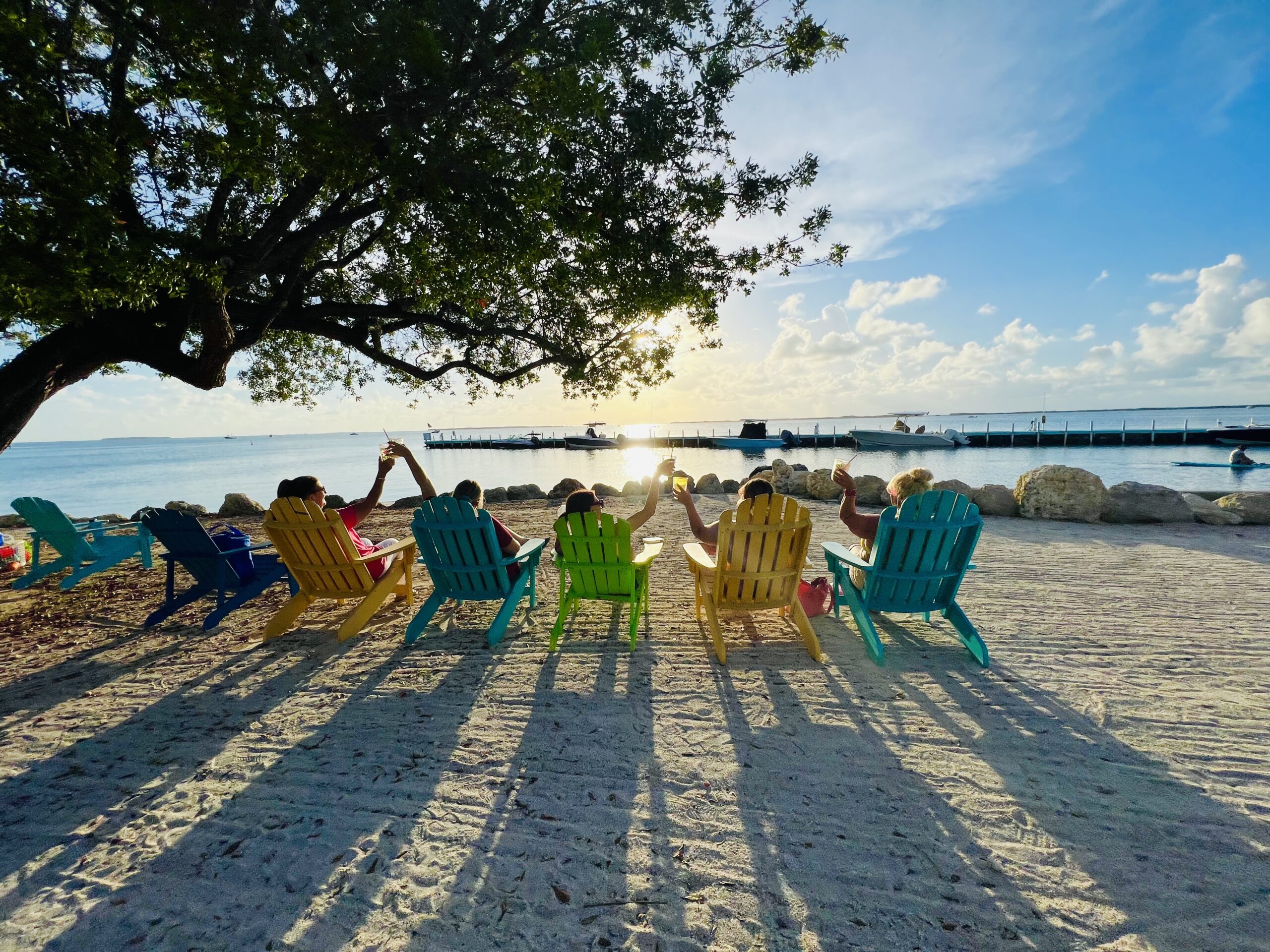Key Largo Chairs and Sunset