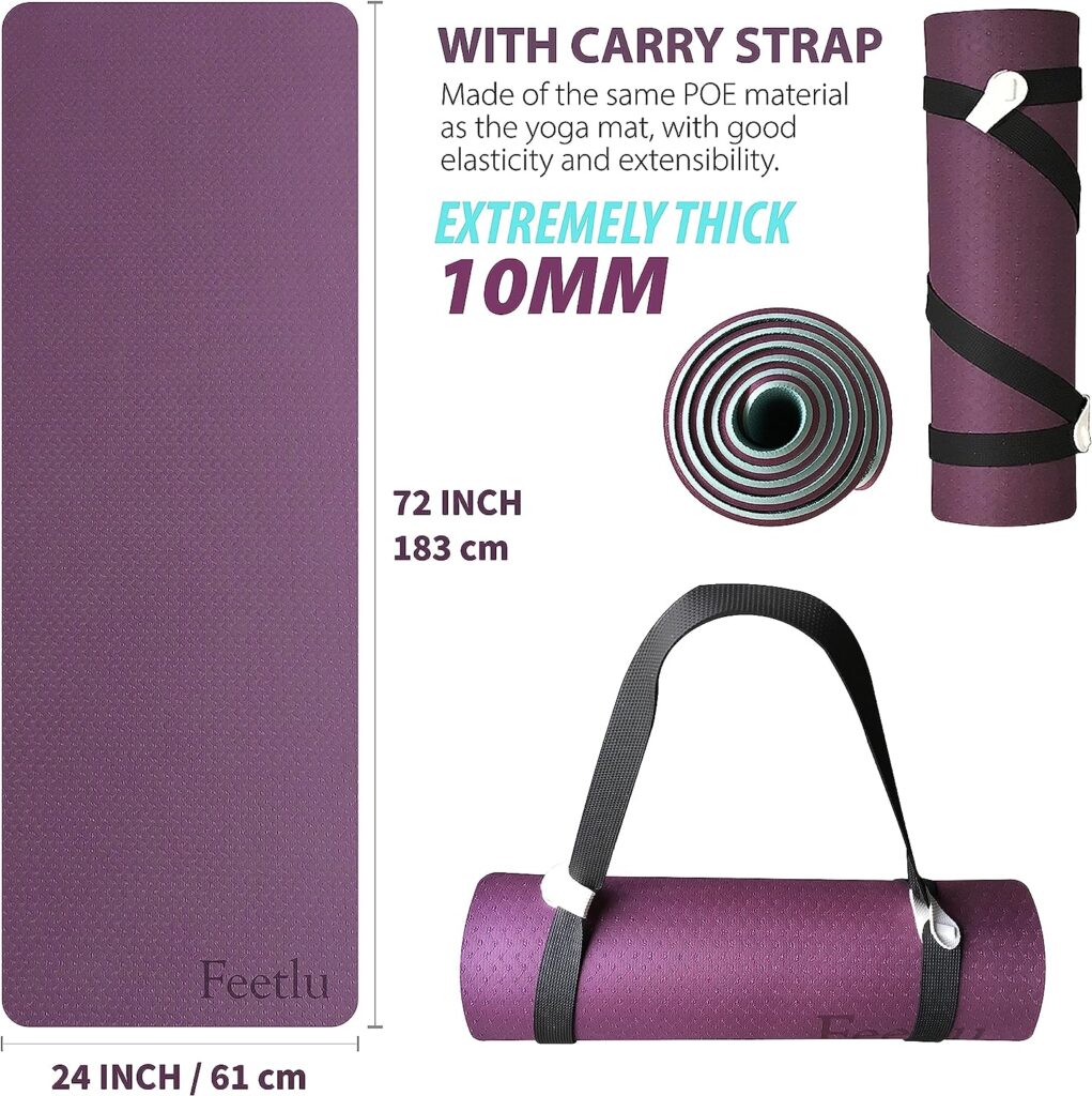 Orla Yoga Mat Roll Bag - Silver Grey – Roo Betty