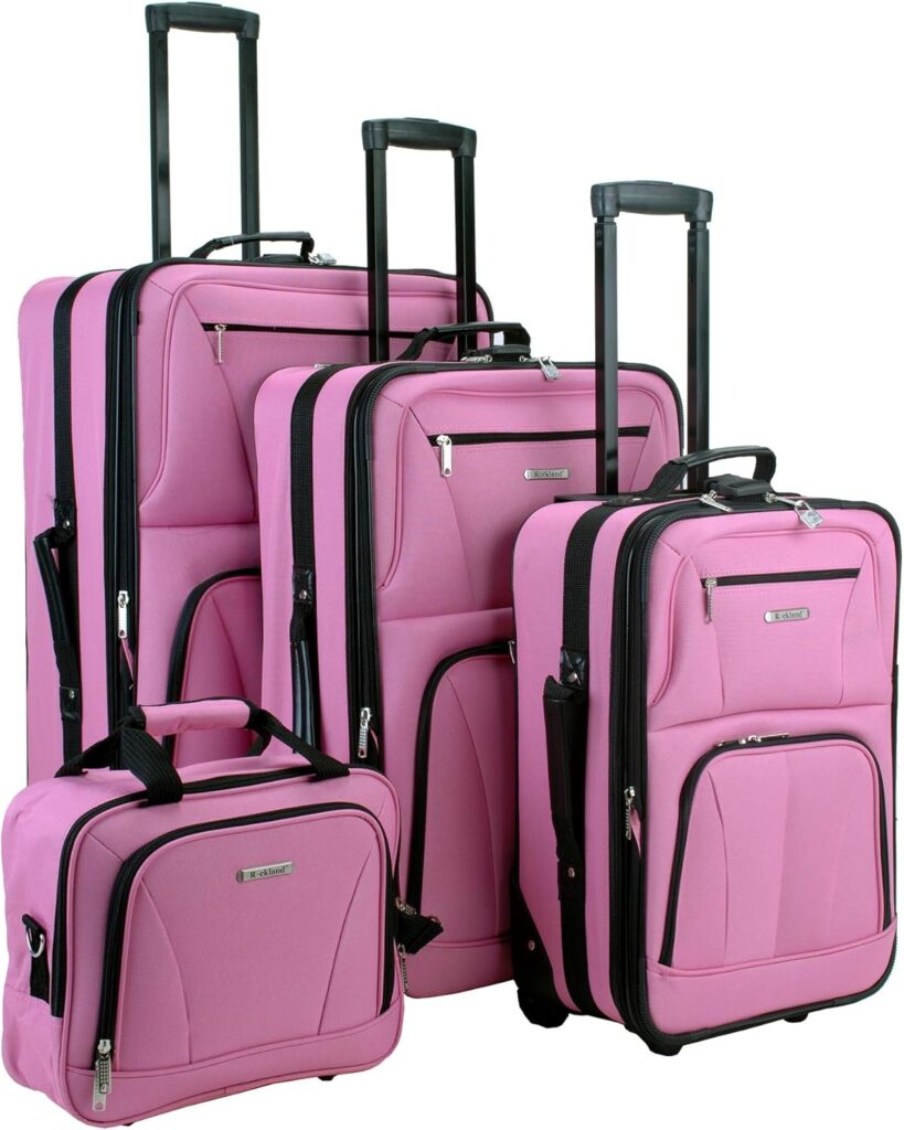 
Rockland Journey Softside Upright Luggage Set