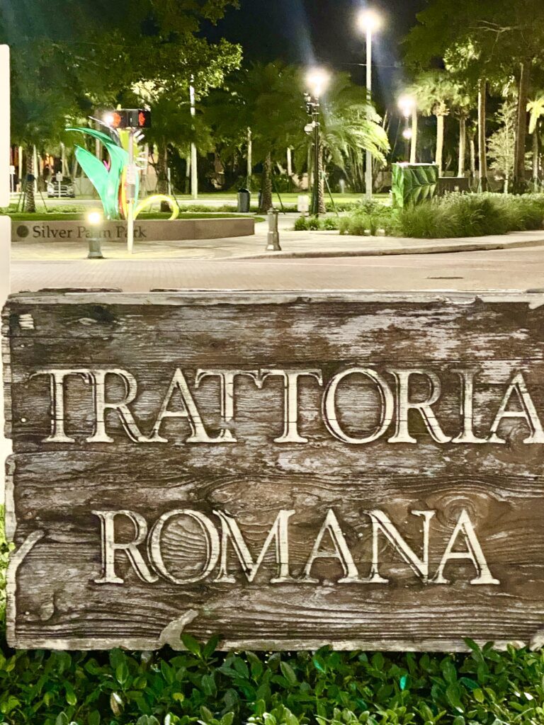 Trattoria Romana Sign