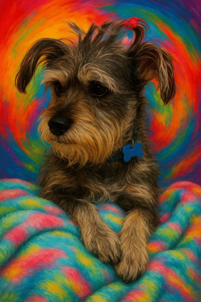 Bennie the Rescue Schnauzer
