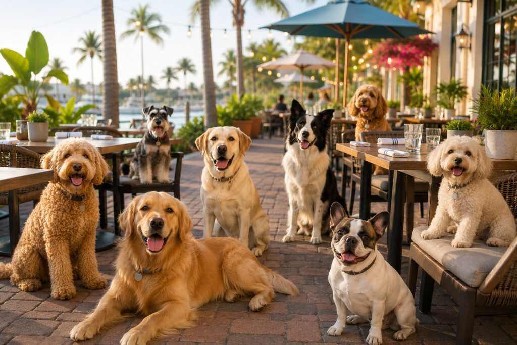 Dogs at restaurants