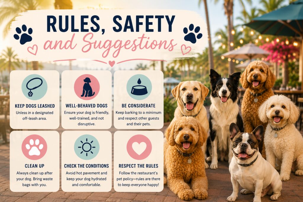 Rules, Safety and Suggestions for Taking Your Dog Out and About